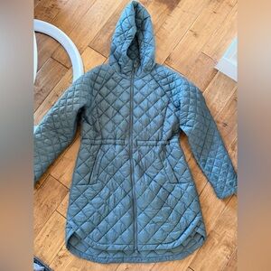 Athleta Gray Quilted Jacket